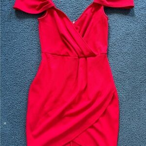 Elegant Red Women's Dress